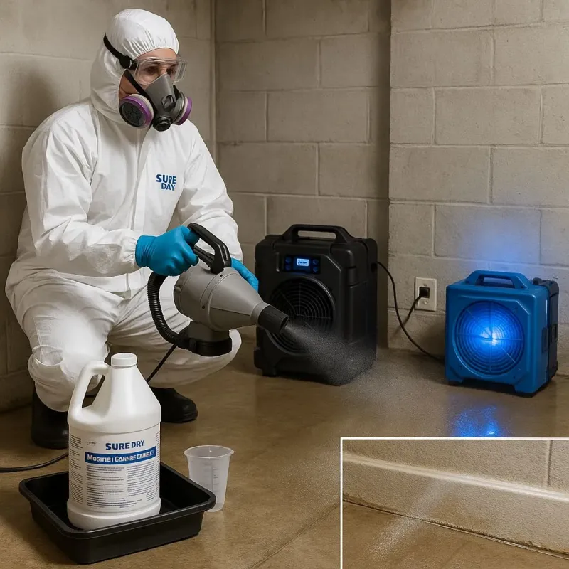 Sanitization and Odor Removal process in Silver Creek, NY